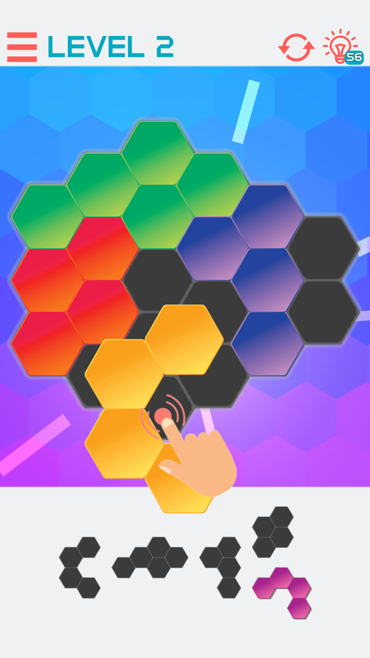 #7. Hexagon Graph Puzzles (iOS) Podle: F Permadi