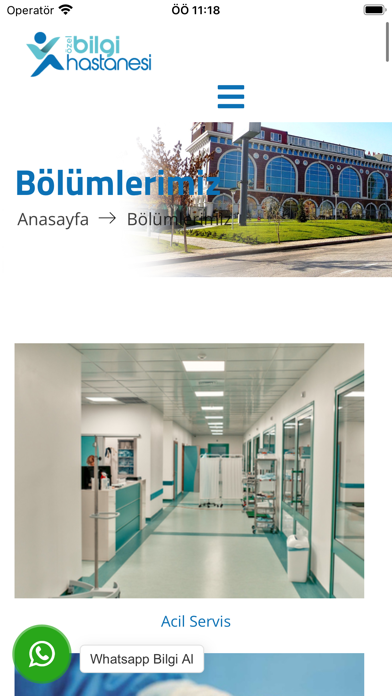 Özel Bilgi Hastanesi Screenshot