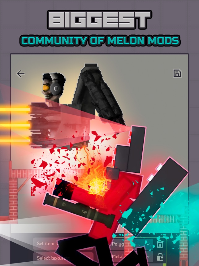 Skins Mod for Melon Playground by Dumitru Boico