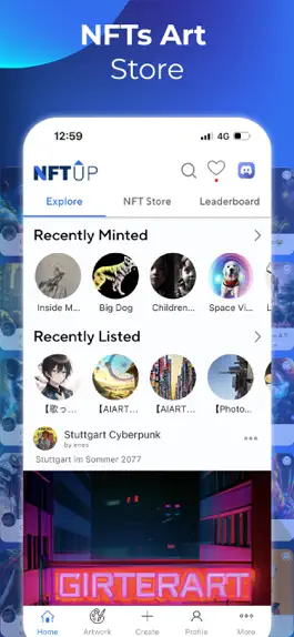 Game screenshot NFT Up - AI Art hack