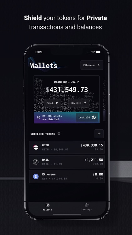 Railway: DeFi Privacy Wallet