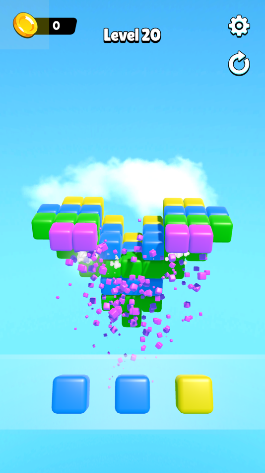 #8. Drop Cubes (iOS) Podle: ZiNKY OYUN YAZILIM ANONiM SiRKETi