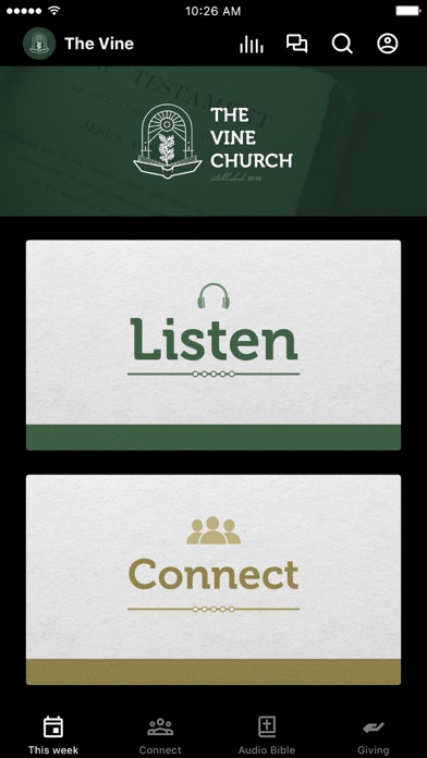 The Vine Church Hammond iPhone screenshot 1 - Education app