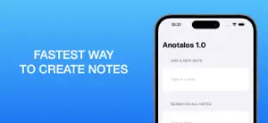 Anotalos: Quick Notes Taking screenshot #1 for iPhone