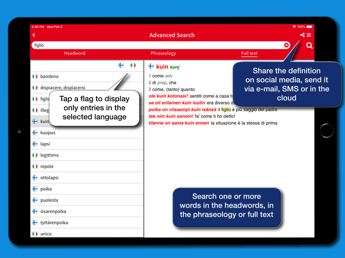 Dizionario Finlandese Hoepli