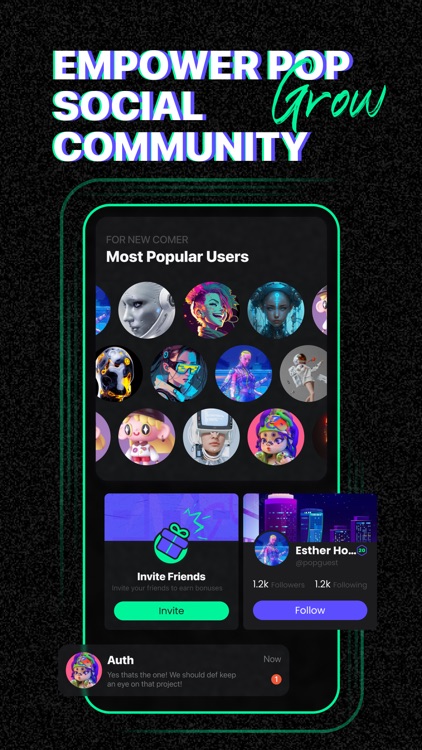 Pop Social: Web3 Create & Earn screenshot-4