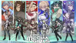 epic mecha girls: anime rpg iphone screenshot 1