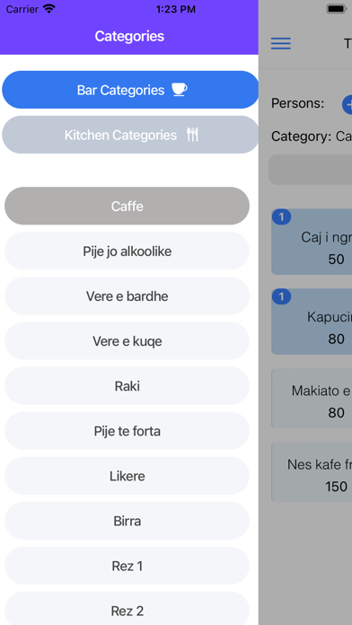 Caffe Bar Screenshot