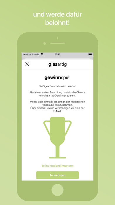 glasartig - Glas Recycling Screenshot