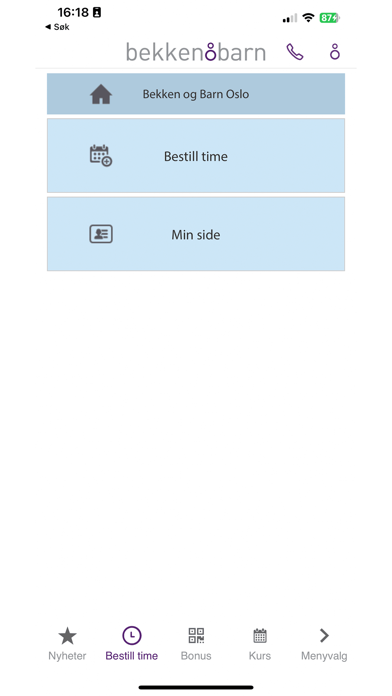 bekken og barn Screenshot