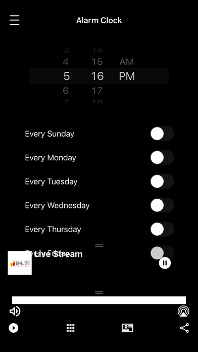 WITK 94.7 FM Radio Screenshot