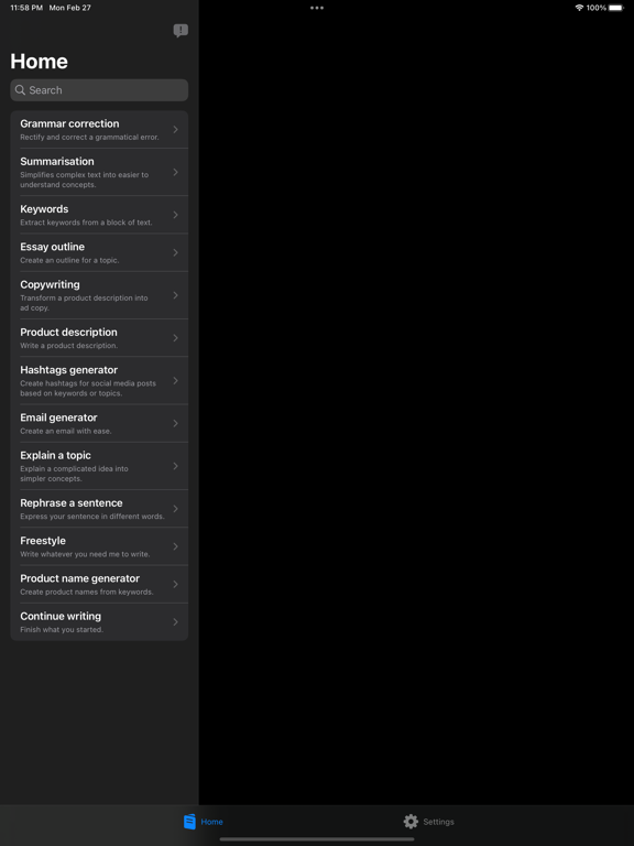 Screenshot #4 pour IA de rédaction : écrire