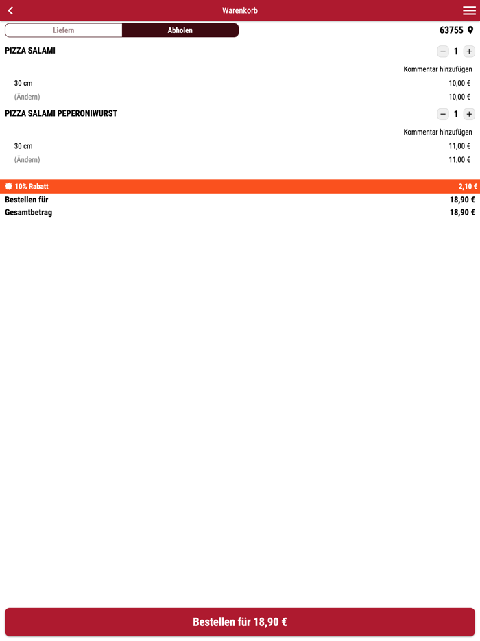 123 Pizzeria Alzenau