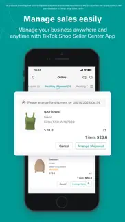 tiktok shop seller center iphone screenshot 1