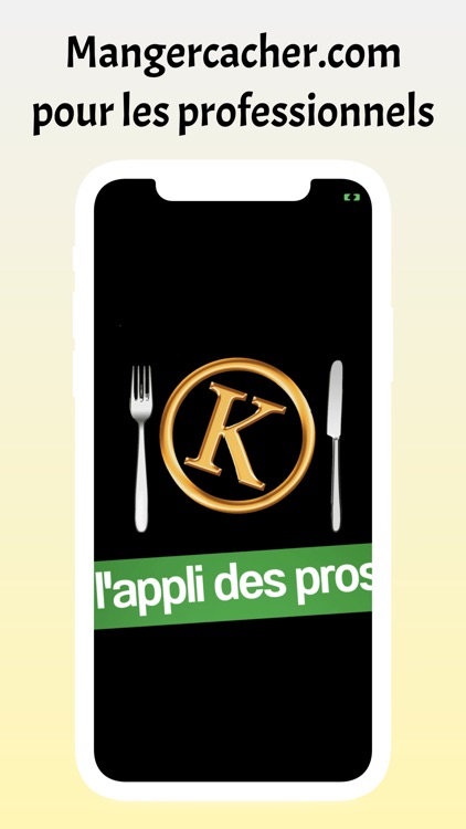 Mangercacher pour les pros