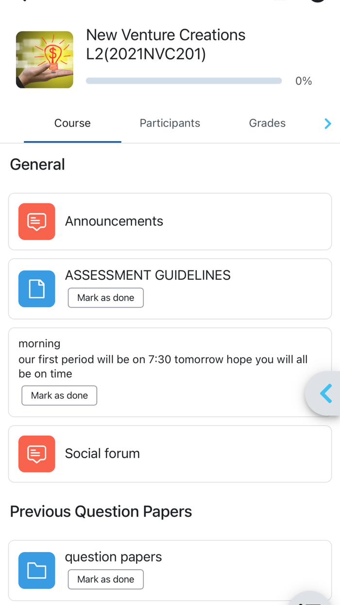 Vhembe TVET Moodle App