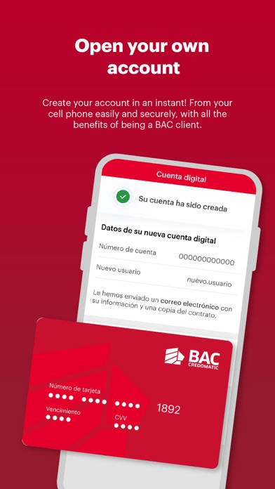 Banca Móvil BAC Screenshot