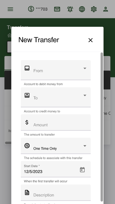 FNB Nevada Digital Banking Screenshot