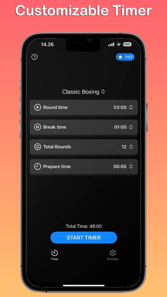 #3. Boxing Timer - Round App (iOS) 由: Andy Sutanto