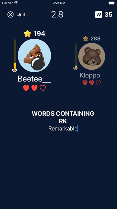 Word Bomb: Multiplayer Screenshot
