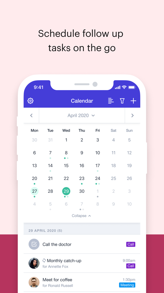 #2. Capsule CRM (iOS) By: Zestia