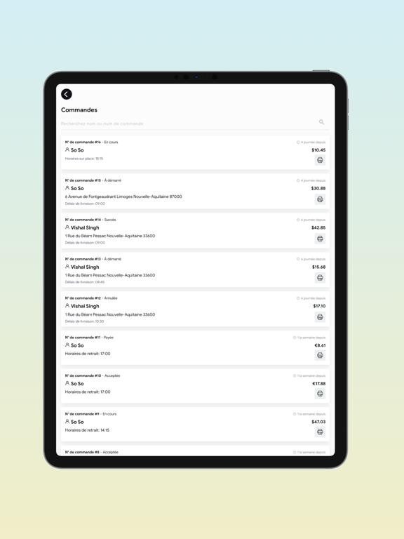 Screenshot #6 pour Brunch Eat Manager