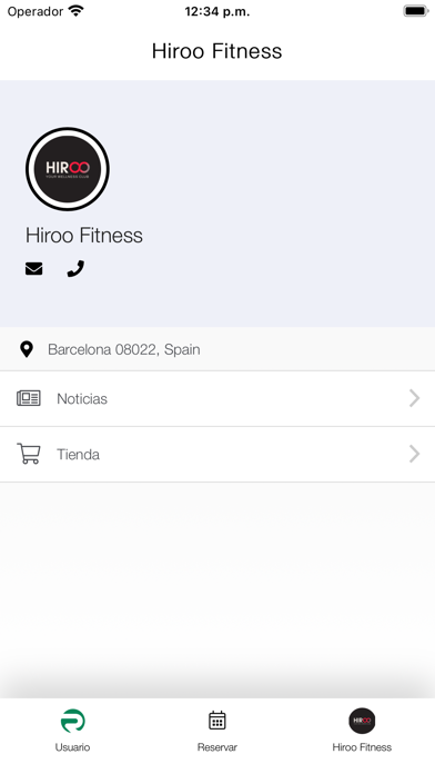 Hiroo Fitness Screenshot