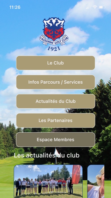 Golf Club de Lausanne Screenshot