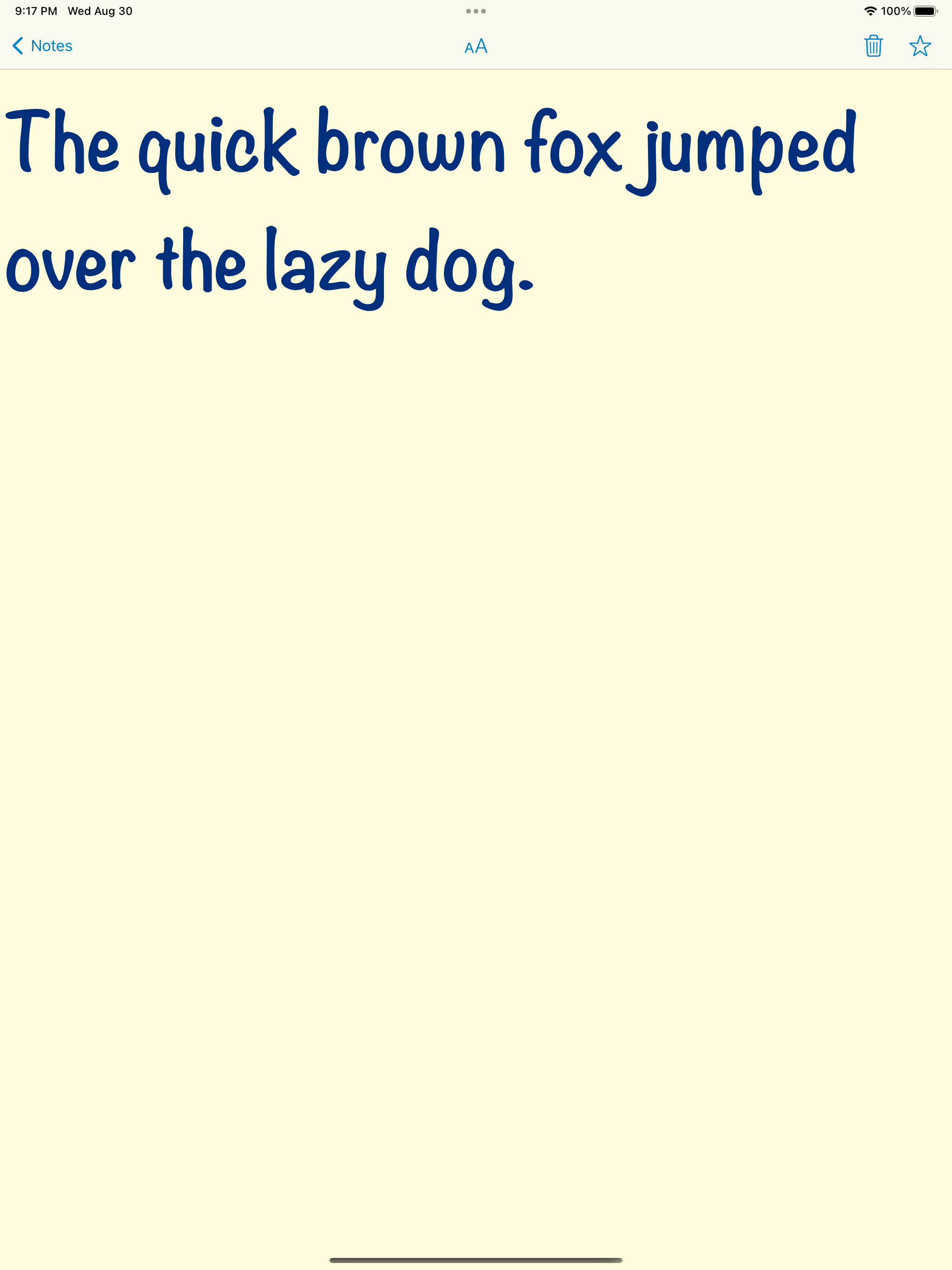 Bigger Notes