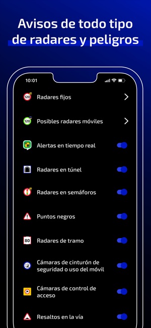 Detector de radares para iOS, labor preventiva desde el iPhone de