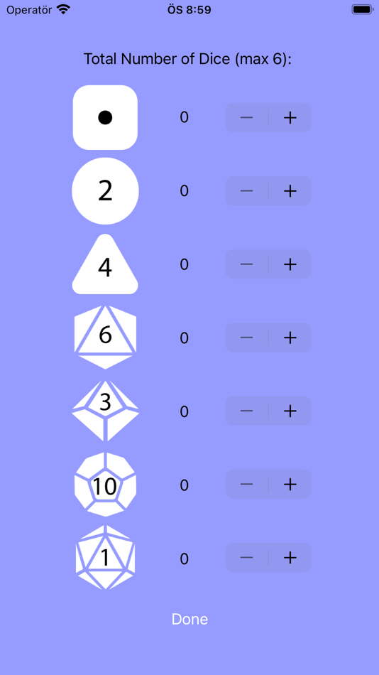#1. Dnd dice roller (iOS) Podle: Warlock Arts