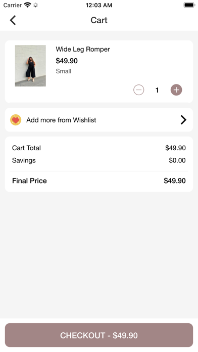 White Ivory Apparel Screenshot
