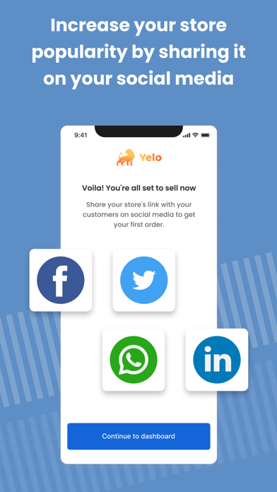 Yelo: Build Online Local Store Screenshot