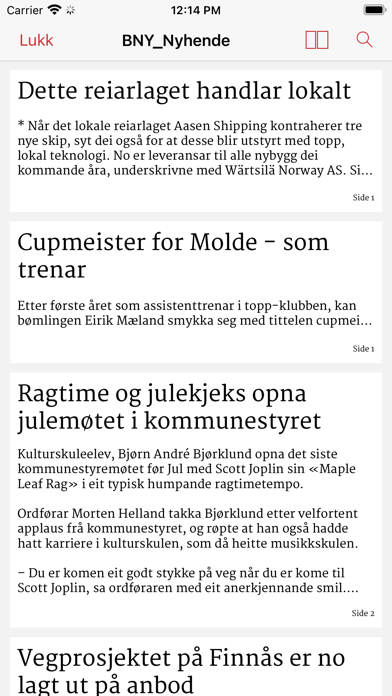 Bømlo-nytt eAvis Screenshot