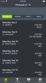 pitt football iphone screenshot 1