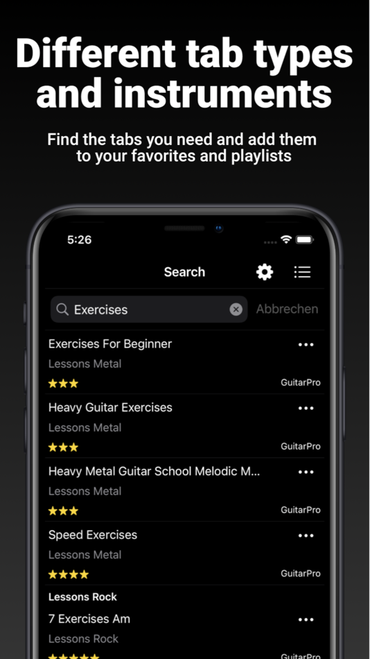 #4. GuitarTab - Tabs & chords Pro (macOS) 由: Markus Schiessl
