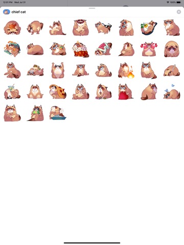 Cat - Stickers Emoji & smileyのおすすめ画像1