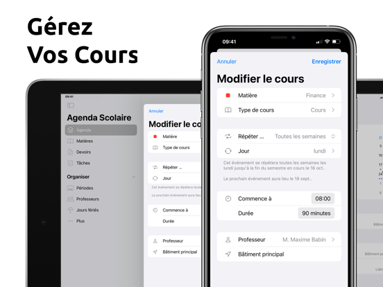 Screenshot #6 pour Agenda Scolaire - Horaires