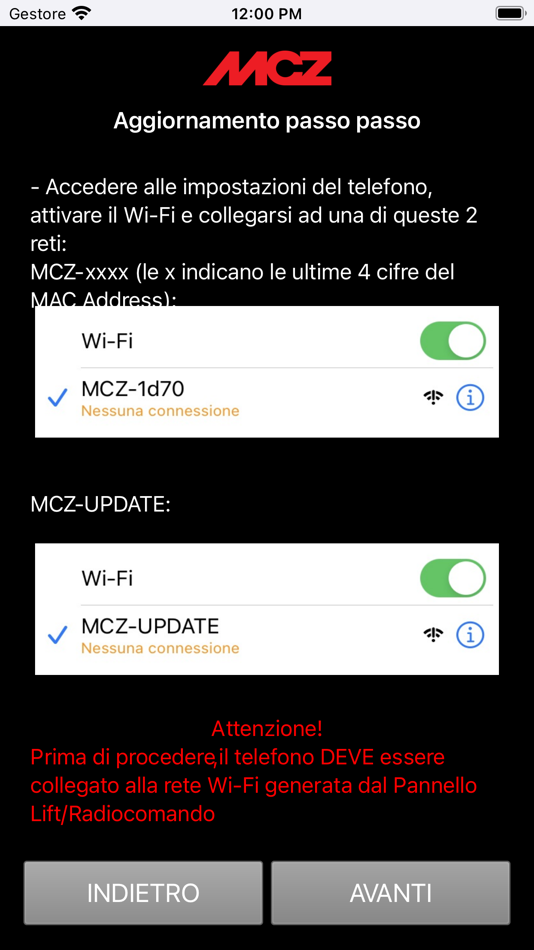 #2. MCZ Update (iOS) 由: MCZ GROUP S.P.A.