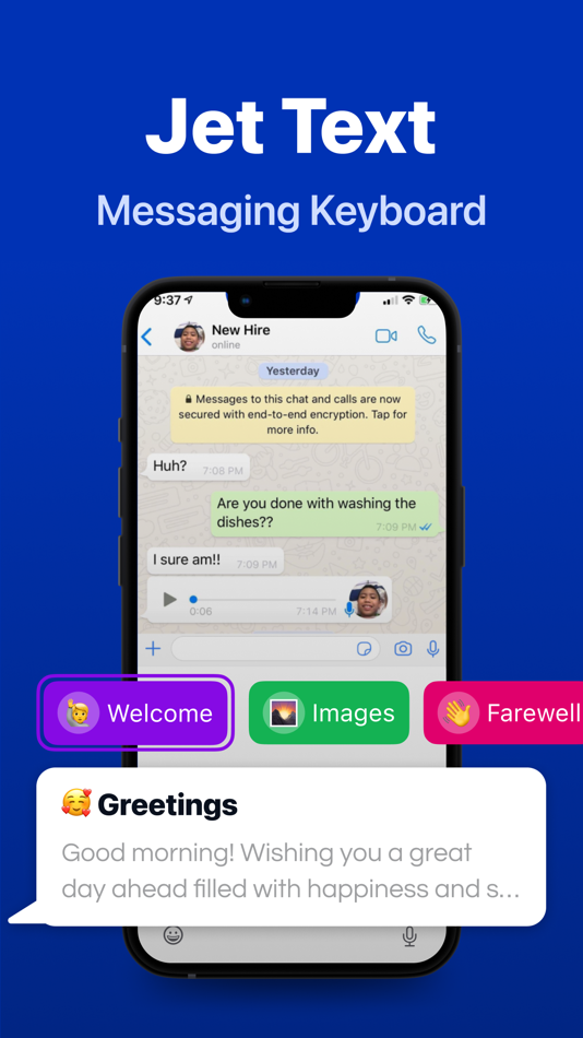 #2. Jet Text | Reply Fast (iOS) 由: Alireza Namazian