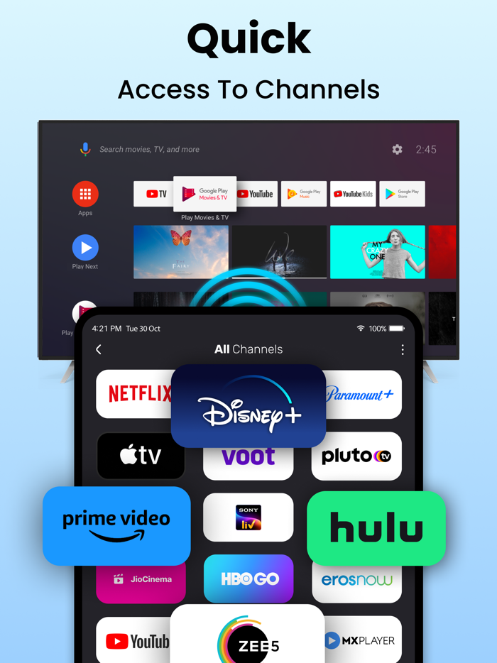 Smart TV Remote for All TV