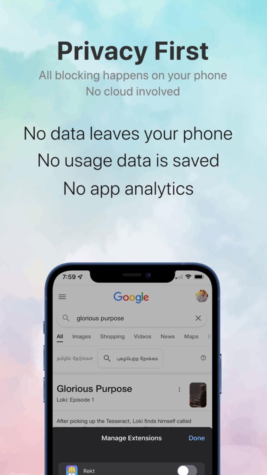 #5. Search Ban: Filter Results (iOS) Podle: Tony Sundharam
