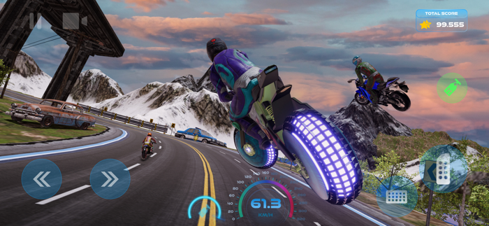 Moto Racer 2044 Game Simulator
