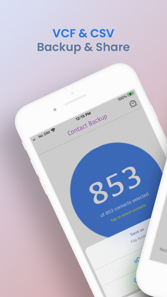 #1. Contacts backup to vCard & csv (iOS) Podle: Sounak Sarkar
