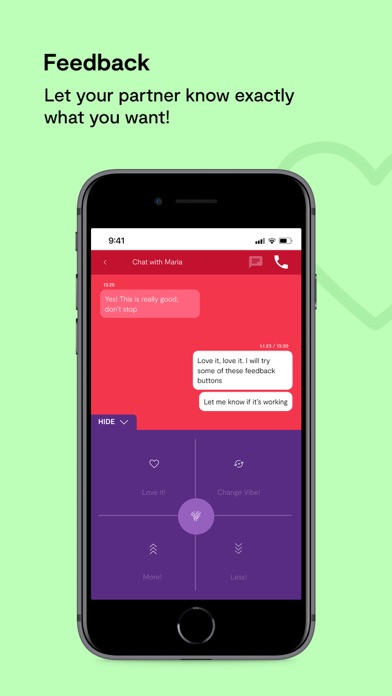 We-Vibe App Screenshot