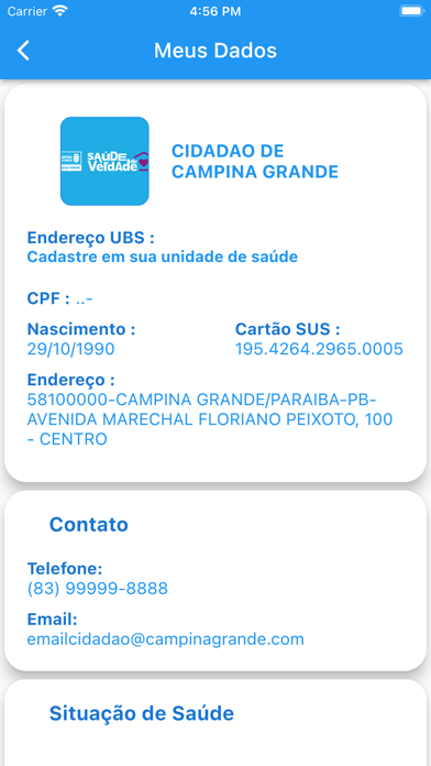 Campina Saúde de verdade Screenshot