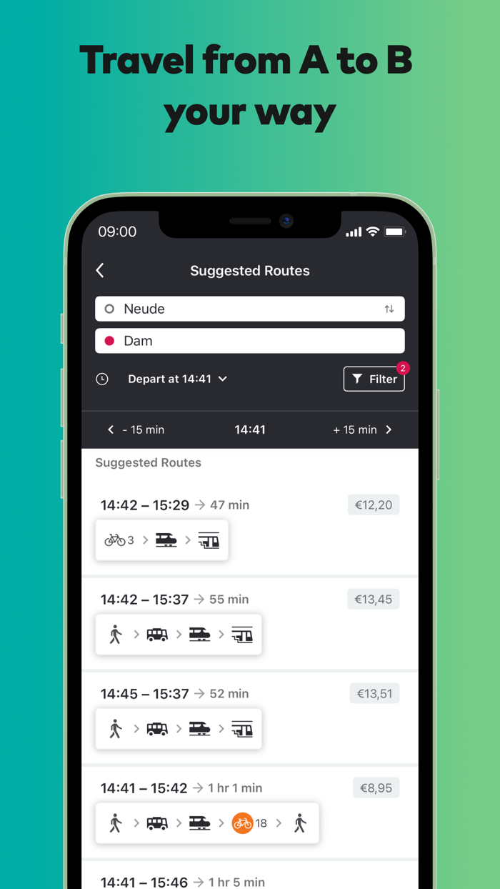 Glimble daily trip planner
