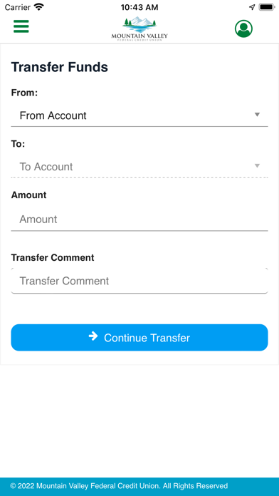 Mountain Valley Federal CU Screenshot