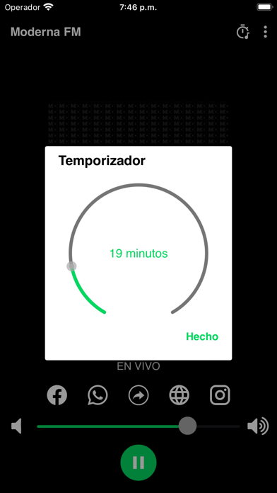 Moderna FM Radio Screenshot