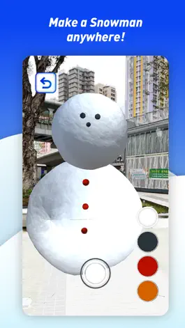 Game screenshot SnowFightAR apk